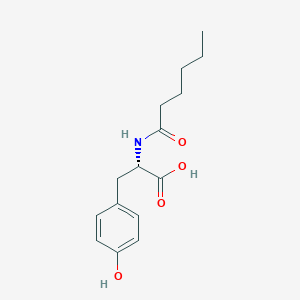 (S)-2-Hexanamido-3-(4-hydroxyphenyl)propanoic acid