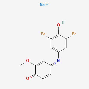 Sodium;4-(3,5-dibromo-4-hydroxyphenyl)imino-2-methoxycyclohexa-2,5-dien-1-one
