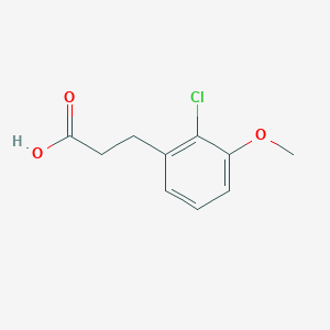 molecular formula C10H11ClO3 B1629652 3-(2-Chloro-3-methoxyphenyl)propanoic acid CAS No. 853331-56-3