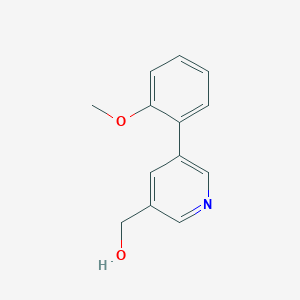 molecular formula C13H13NO2 B1629665 (5-(2-Methoxyphenyl)pyridin-3-yl)methanol CAS No. 887973-95-7