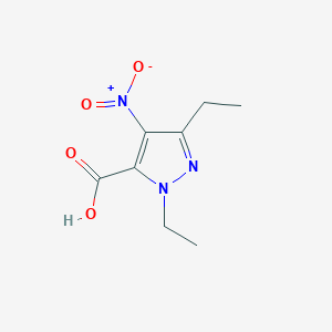1,3-Diethyl-4-nitro-1H-pyrazole-5-carboxylic acid