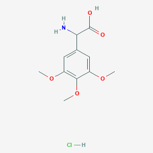 2-Amino-2-(3,4,5-trimethoxyphenyl)acetic acid hydrochloride