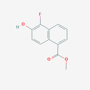 molecular formula C12H9FO3 B1629678 Methyl 5-fluoro-6-hydroxy-1-naphthoate CAS No. 388622-47-7