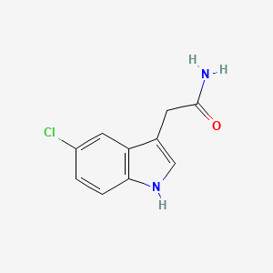 molecular formula C10H9ClN2O B1629682 2-(5-Chloro-1H-indol-3-yl)acetamide CAS No. 1044772-39-5