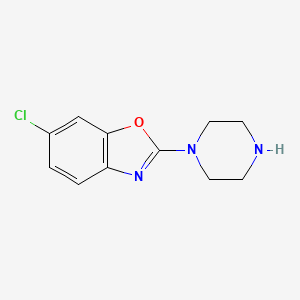 6-Chloro-2-piperazin-1-yl-1,3-benzoxazole