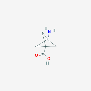 molecular formula C6H9NO2 B1629692 3-Aminobicyclo[1.1.1]pentane-1-carboxylic acid CAS No. 406947-32-8