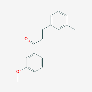 B1629707 3'-Methoxy-3-(3-methylphenyl)propiophenone CAS No. 898790-39-1