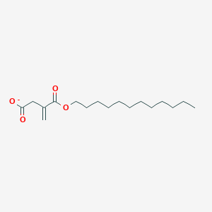 molecular formula C17H29O4- B1629722 3-[(Dodecyloxy)carbonyl]but-3-enoate CAS No. 107615-60-1
