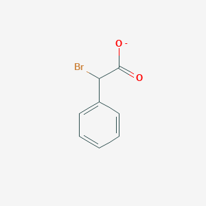 molecular formula C8H6BrO2- B1629723 Phenylbromoacetate CAS No. 670-72-4