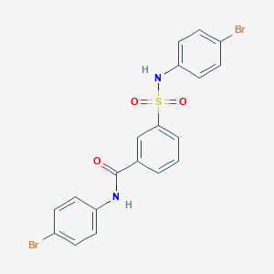 N-(4-bromophenyl)-3-[(4-bromophenyl)sulfamoyl]benzamide