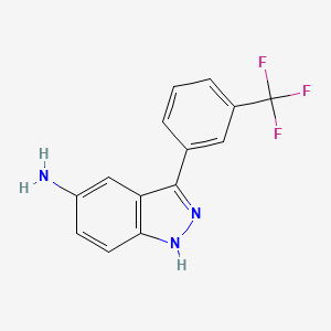 3-(3-(trifluoromethyl)phenyl)-1H-indazol-5-amine