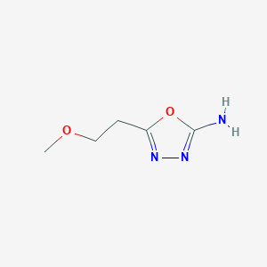 5-(2-Methoxyethyl)-1,3,4-oxadiazol-2-amine