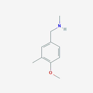 1-(4-Methoxy-3-methylphenyl)-N-methylmethanamine