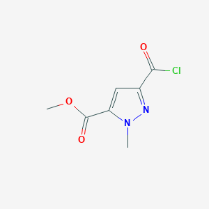 Methyl 3-(chlorocarbonyl)-1-methyl-1H-pyrazole-5-carboxylate