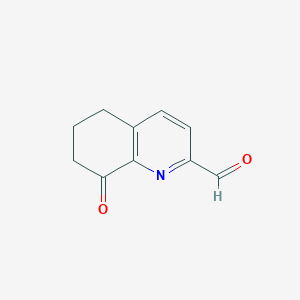B1629751 8-Oxo-5,6,7,8-tetrahydroquinoline-2-carbaldehyde CAS No. 238755-38-9