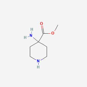 molecular formula C7H14N2O2 B1629756 Methyl 4-aminopiperidine-4-carboxylate CAS No. 784114-44-9