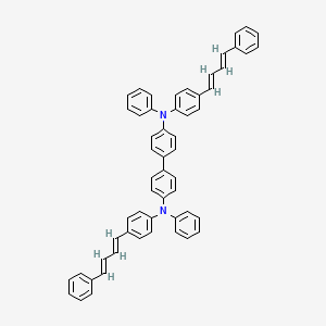 [1,1'-Biphenyl]-4,4'-diamine, N,N'-diphenyl-N,N'-bis[4-(4-phenyl-1,3-butadienyl)phenyl]-