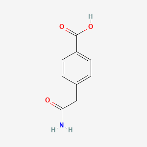 molecular formula C9H9NO3 B1629769 4-(2-Amino-2-oxoethyl)benzoic acid CAS No. 52787-17-4
