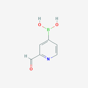 molecular formula C6H6BNO3 B1629773 (2-Formylpyridin-4-yl)boronic acid CAS No. 903513-63-3