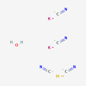 Dipotassium;platinum(2+);tetracyanide;hydrate