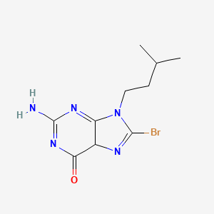 2-amino-8-bromo-9-isopentyl-5H-purin-6(9H)-one