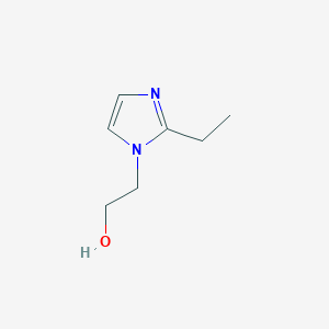 molecular formula C7H12N2O B1629818 2-(2-乙基-1H-咪唑-1-基)乙醇 CAS No. 3715-96-6