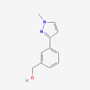 [3-(1-methyl-1H-pyrazol-3-yl)phenyl]methanol