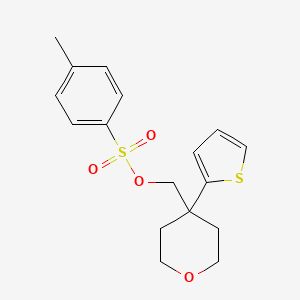 (4-Thien-2-yltetrahydropyran-4-yl)methyl toluene-4-sulfonate