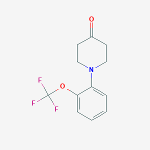 1-[2-(Trifluoromethoxy)phenyl]piperidin-4-one