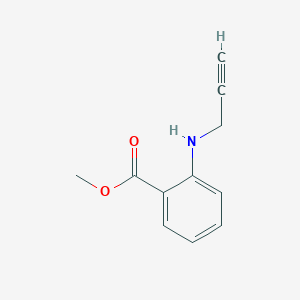molecular formula C11H11NO2 B162985 Methyl 2-[(prop-2-yn-1-yl)amino]benzoate CAS No. 137105-06-7