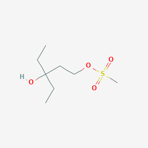 molecular formula C8H18O4S B1629866 3-ETHYL-3-HYDROXYPENTYL METHANESULFONATE CAS No. 428871-08-3