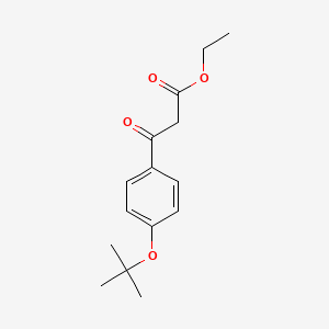 molecular formula C15H20O4 B1629868 Ethyl 3-(4-tert-butoxyphenyl)-3-oxopropanoate CAS No. 903094-80-4