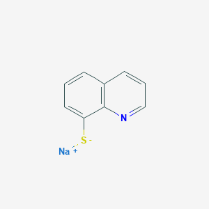 molecular formula C9H6NNaS B1629885 Sodium quinoline-8-thiolate CAS No. 2801-16-3