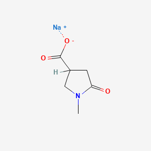 molecular formula C6H8NNaO3 B1629889 Sodium 1-methyl-5-oxopyrrolidine-3-carboxylate CAS No. 85414-22-8