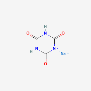 molecular formula C3H2N3NaO3 B1629890 Sodium cyanurate CAS No. 2624-17-1