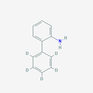 molecular formula C12H11N B016299 2-Aminobiphenyl-2',3',4',5',6'-d5 CAS No. 64420-99-1