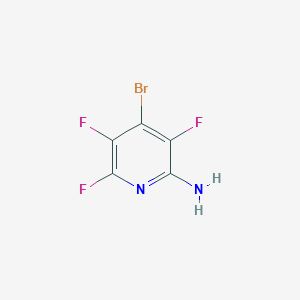 molecular formula C5H2BrF3N2 B1629909 2-Amino-4-bromo-3,5,6-trifluoropyridine CAS No. 3512-12-7