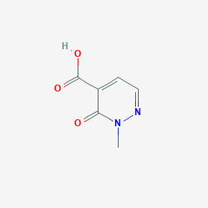 molecular formula C6H6N2O3 B1629920 2-Methyl-3-oxo-2,3-dihydropyridazine-4-carboxylic acid CAS No. 397309-47-6