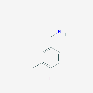 1-(4-Fluoro-3-methylphenyl)-N-methylmethanamine