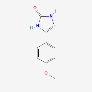 molecular formula C10H10N2O2 B1629933 4-(4-methoxyphenyl)-1,3-dihydro-2H-imidazol-2-one CAS No. 6794-72-5