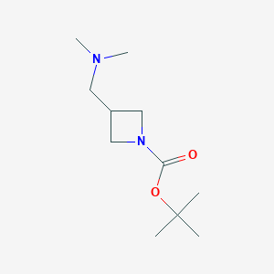 molecular formula C11H22N2O2 B1629940 Tert-butyl 3-((dimethylamino)methyl)azetidine-1-carboxylate CAS No. 859027-41-1