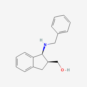molecular formula C17H19NO B1629941 [(1S,2S)-1-(benzylamino)-2,3-dihydro-1H-inden-2-yl]methanol CAS No. 683754-91-8