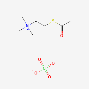 (2-Acetylthio)ethyltrimethylammonium perchlorate