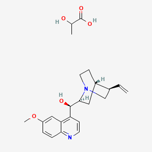 molecular formula C23H30N2O5 B1629948 Quinine lactate CAS No. 749-49-5