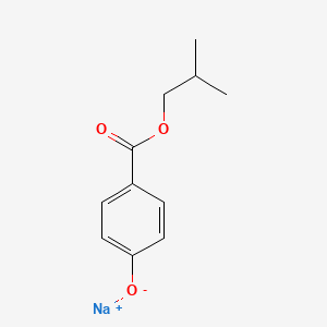 molecular formula C11H14NaO3 B1629949 Sodium isobutyl 4-oxidobenzoate CAS No. 84930-15-4