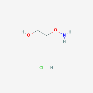 molecular formula C2H8ClNO2 B1629957 Ethanol, 2-(aminooxy)-, hydrochloride CAS No. 23156-68-5