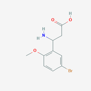 3-Amino-3-(5-bromo-2-methoxyphenyl)propanoic acid