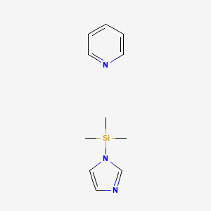 molecular formula C11H17N3Si B1629962 imidazol-1-yl(trimethyl)silane;pyridine CAS No. 8077-35-8