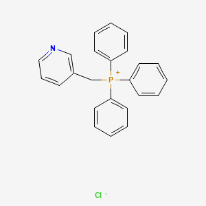 molecular formula C24H21ClNP B1629991 Phosphonium, triphenyl(3-pyridinylmethyl)-, chloride CAS No. 79296-92-7
