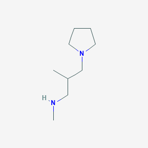 N,2-Dimethyl-3-(pyrrolidin-1-yl)propan-1-amine